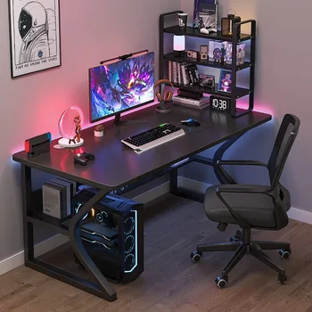 Компьютерный стол, комбинация домашнего стола и стула, Простой рабочий стол для киберспорта, Офисный стол, учебный игровой стол, студенческий