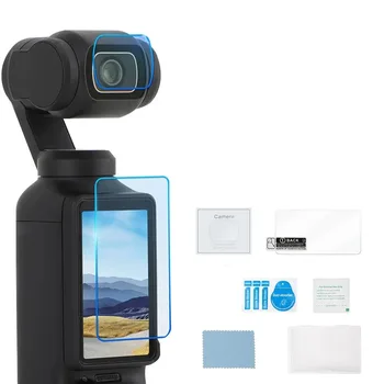 Закаленная пленка для камеры Dji Osmo Pocket 3 с защитными линзами высокой четкости, аксессуары для пленки из стекла экрана
