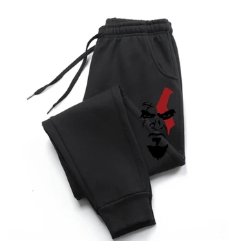 Новейшие мужские брюки God of War Kratos Sparta Design с игровым принтом God War 4, спортивные брюки из 100% хлопка для мужчин, брюки для мужчин O Nec
