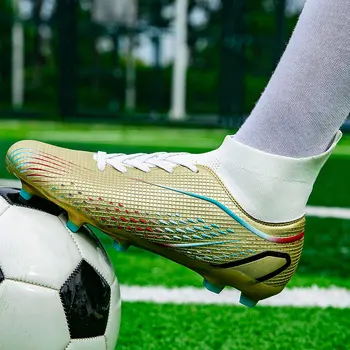Футбольные бутсы Мужские и женские ag long nails tf broken nails для мальчиков-студентов, детская обувь для тренировок на искусственной траве