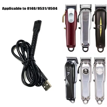 USB-кабель для зарядки 5 В, Шнур-адаптер, Электрические Машинки для стрижки волос, Источник питания для 8148/8591/8504, Аксессуары для электрической машинки для стрижки волос