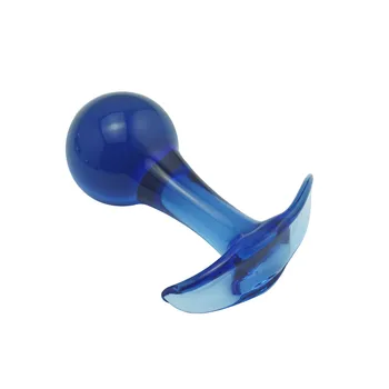 Новые горячие анальные шарики blue head pyrex crystal wave, анальная пробка, фаллоимитатор, стеклянные секс-игрушки для мастурбации, продукт для мужчин и женщин