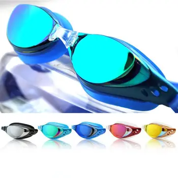 Плавательные очки с противотуманными линзами, водонепроницаемые очки для дайвинга, ультралегкие силиконовые очки для плавания