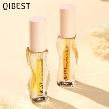 Блеск для губ QIBEST Makeup, увлажняющий, прозрачный, жидкая помада, блеск для губ Crystal Jelly, масло для губ, стойкий Корейский макияж для женщин
