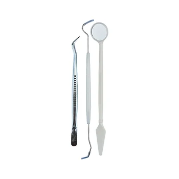 Стоматологические одноразовые пинцеты Зеркало для рта с двойными концами Зонд-крючок Explorer Стоматологический инструмент