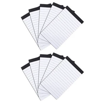 10 Шт. Записная книжка для рукописного ввода Mini Pocket Notebook Refill A7 Memo Book с 30 листами канцелярских принадлежностей на подкладке
