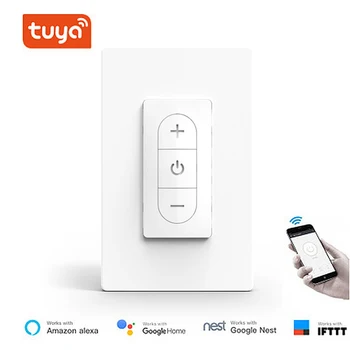 Интеллектуальный выключатель света Wi-Fi, модуль беспроводного выключателя, Голосовое дистанционное управление, Работа с Smart Life Tuya Alexa Home