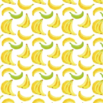 Свежие фрукты Самоклеящиеся обои Декор стен Акварель Банан Съемная кожура и наклейки на стену для шкафа в спальне