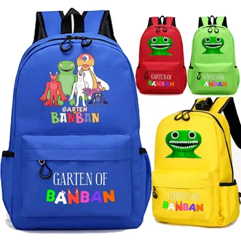 Сад Банбана Игра Banban Garden Школьная сумка для учащихся начальной школы Мультяшный рюкзак Дети уменьшают нагрузку на рюкзак