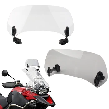 360-мм мотоциклетный регулируемый удлинитель лобового стекла, спойлер, дефлектор ветрового стекла для Kawasaki Honda Yamaha Suzuki и др.