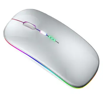 Перезаряжаемая трекбольная мышь Wireless2.4G, двухрежимная беспроводная мышь для ПК, ноутбука, планшета, геймера, игровых принадлежностей Mause