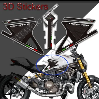​ Наклейки для мотоциклов, Наклейки На Газ, Мазут, Комплект Для Защиты Колена, Накладка Для Бака, Захваты Для Ducati Monster 1200 S R 1200описание: Cond