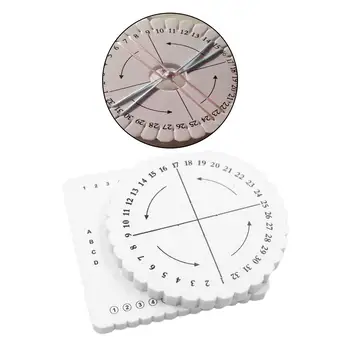 2 комплекта Квадратных круглых бусин Кумихимо Шнур Диск/Пластина для плетения дисков