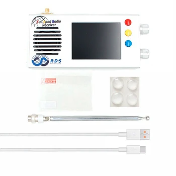 TEF6686 Полнодиапазонный FM/MW/коротковолновый HF/LW радиоприемник с 3,2-дюймовым ЖК-экраном, прошивка V1.18 радиоприемника