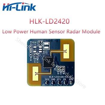 Бесплатная доставка HLK-LD2420-24G Радар Человеческий Мини-Чувствительный Модуль 24G Датчик Микродвижения Обнаружение Состояния Человека Интеллектуальный