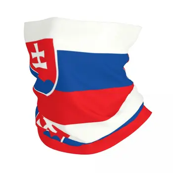 Гетры с флагом Словакии для женщин и мужчин с защитой от ультрафиолета, зимняя бандана Словацкой Республики, шарф для пеших прогулок