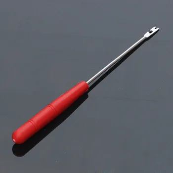 1ШТ Металлический крючок из стали, Специальные простые инструменты для снятия рыболовного крючка, отсоединитель 15,5 см лески для приманки, абстрактные рыболовные снасти
