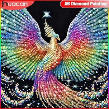 HUACAN 5D DIY Полная Алмазная Вышивка AB Animal Mosaic Набор для рисования Павлинов Творческие Хобби Украшение гостиной