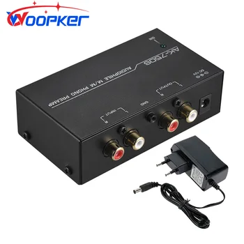 Предусилитель Woopker AK-750S Phono Turntable Audio Stereo Phonograph с Регулятором Мощности и Уровня звука