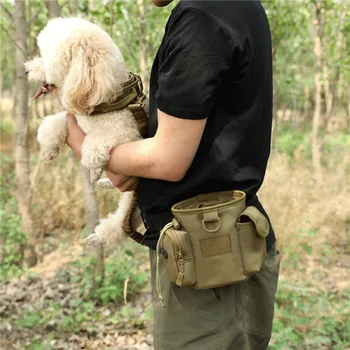 Тактический поясной чехол, поясная сумка, военная охотничья сумка, лакомство для дрессировки собак, приманка для домашних животных, карманный чехол для корма