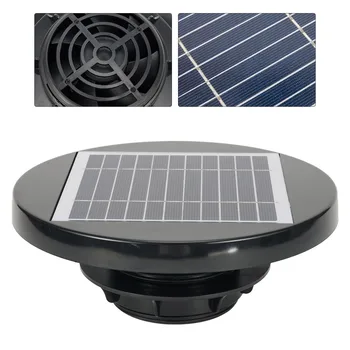 Крышный вентилятор на солнечных батареях Поликристаллический 5,5 В 2,5 Вт для лодки фургона на колесах Теплицы Сарая на колесах Садовых сараев Туалетов крыш