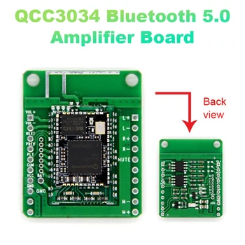 QCC3034 Плата усилителя Bluetooth 5,0 Музыка Без Потерь Bluetooth Усилитель TWS 2X3/5 Вт Поддержка AAC APTX APTXLL APTXHD