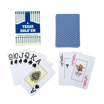 Пластиковые карточные игры в покер Водонепроницаемые и матово-полированные Игральные карты Развлекательная настольная игра Высокого качества