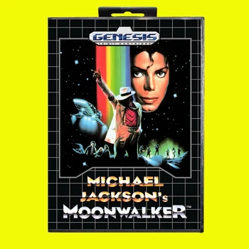 Игровая карта Moonwalker MD, 16-битный чехол из США для картриджа игровой консоли Sega Megadrive Genesis