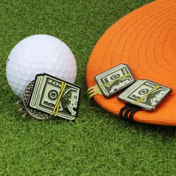 Зажим для шляпы для гольфа, шариковый маркер, зажим для шляпы, магнитный доллар, магнитный зажим для шляпы Kirsite, легко снимаемый Зажим для шляпы для гольфа в долларах США