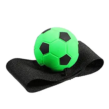 Мяч на веревочке с ремешком на запястье, эластичный отскакивающий резиновый мяч на веревочке, отскакивающий от запястья мяч для улучшения зрения рук