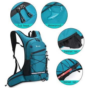 Легкий велосипедный рюкзак для гидратации на открытом воздухе, водонепроницаемый рюкзак для бега, велоспорта, пеших прогулок, рейв-походные рюкзаки