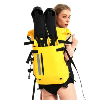 30-литровая сумка для дайвинга, открытый водонепроницаемый рюкзак, снаряжение для подводного плавания, длинные ласты, сумка для хранения, сумка для подводного плавания, сумка для рыбалки, дрейфующая сумка