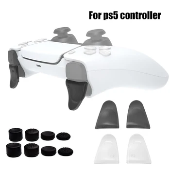 Плечевые кнопки Удлинитель Триггера Для Контроллера PS5 Нескользящие Резиновые Накладки Для большого пальца И Удлинители Триггера Для аксессуаров PS5