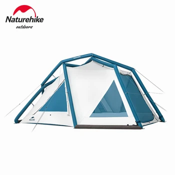 Надувная палатка Naturehike Air 7.3 на 1-2 человека, легкая кемпинговая палатка 30D из кремния с серебряным покрытием для пляжного туризма
