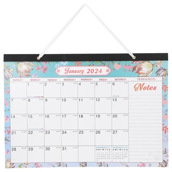 Подвесной календарь Офисный календарь Английский Простой настольный календарь Американский Праздник Планирование домашнего хозяйства Ежемесячный аксессуар для дома