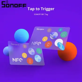 SONOFF Smart Tag NFC-метка 215 Микросхем 540 Байт Smart Scene Tap To Trigger Совместима с телефонами с поддержкой NFC Ewelink APP control
