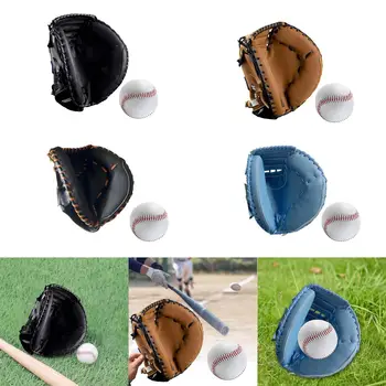Перчатки для ловли бейсбола с бейсбольным мячом 12,5 
