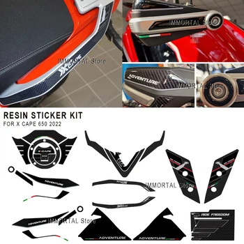 Наклейка на аксессуары для мотоциклов X-CAPE 650 Защитная наклейка из 3D эпоксидной смолы для Moto Morini X-CAPE 650 2022 2023