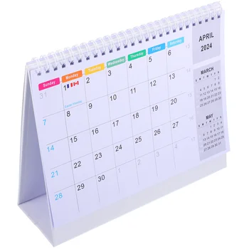 Настольный календарь для офиса Календарь для ежедневного использования Домашний Ежемесячный постоянный календарь Декоративный для планировщика расписания Канцелярские принадлежности