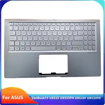 MEIARROW Новинка/org Для ASUS ZenBook 15 UX533 UX533F UX533FD подставка для рук EUR верхняя крышка клавиатуры, серебристый