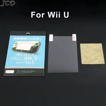 JCD Прозрачная защитная пленка для экрана Защитная пленка для ЖК-дисплея для Wii U Gamepad Защитная пленка для экрана