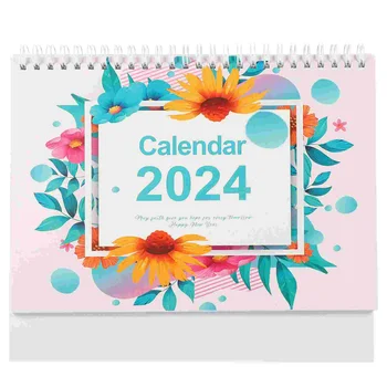 Настольный календарь на 2024 год, Маленький стационарный мольберт Adviento Maquillaje, украшающий Офисный календарь-2024