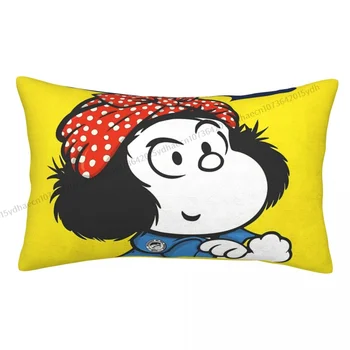 Мы можем это сделать Наволочка Cojines Подушка с мультяшными комиксами Mafalda Домашний диван кресло Декоративные наволочки Coussin с принтом
