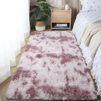 Шелковый шерстяной ковер Одеяло для кровати в спальне Home Nordic Ins Гостиная Комната для девочек Плюшевое одеяло Коврик для пола