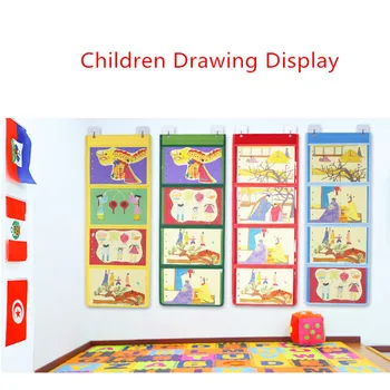 Детские рисунки, Картины, Сумка для показа, Держатель для книг для учащихся детского сада, Карман для хранения детских художественных работ, сумка для поделок для малышей