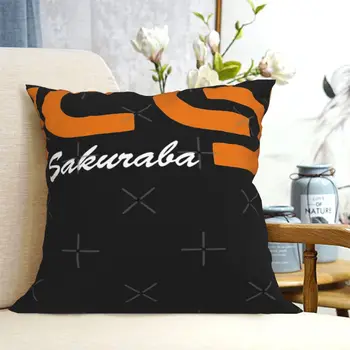 Декоративная наволочка Ks Sakuraba с принтом с обеих сторон, домашняя наволочка для автомобильного дивана