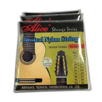 10-струнные струны для классической гитары Alice AC1032, упаковка всех с 1-го по 10-е число， украсьте свою гитару