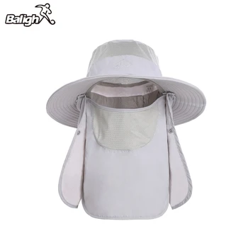 Мужские летние солнцезащитные шляпы Balight, большая широкополая шляпа, складная Дышащая Солнцезащитная кепка для пеших прогулок, рыбалки, мужская дизайнерская шляпа-кепка