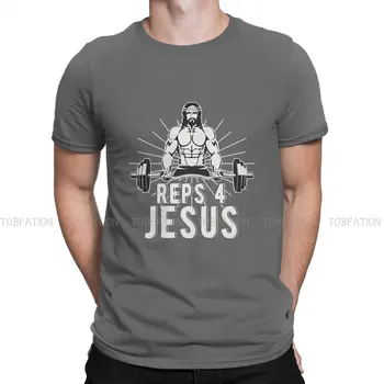 Забавная футболка Jesus CrossFit для мужчин, базовые повседневные свитшоты для бодибилдинга, футболка, новинка, новый дизайн, пушистый