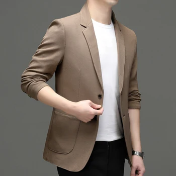 Весенне-летний взрыв высококачественной моды и красивой корейской версии, тонкий мужской костюм малого размера, деловое повседневное пальто Single West